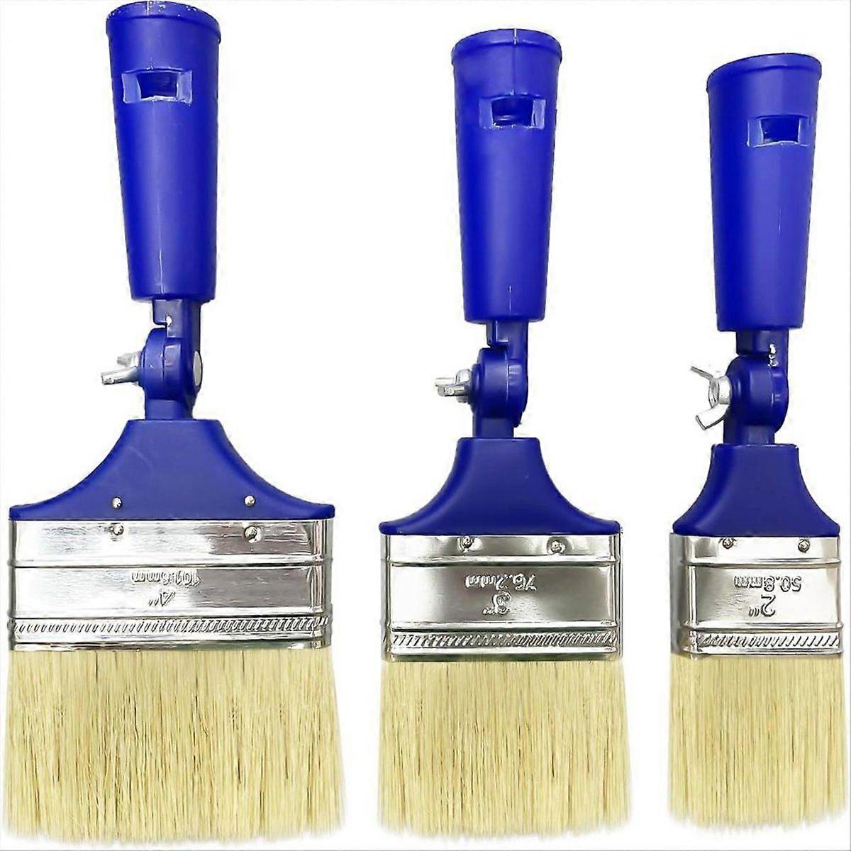 3 Piece Brush Set Swivel Brushes,Wall and Ceiling Brushes