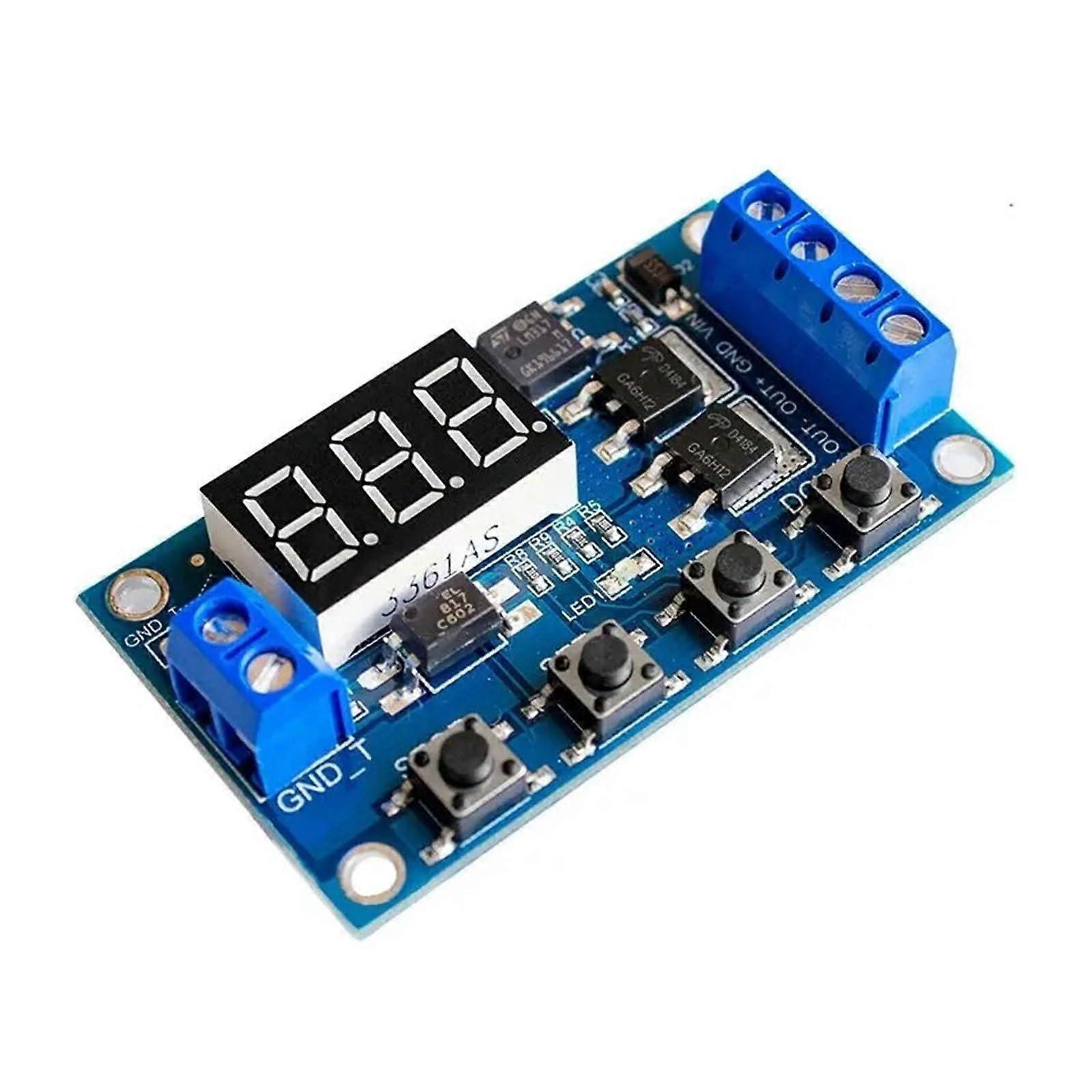 DC 12V MOS LED Digital Delay Relay Timing Control Module Trigger Cycle Timer Delay Switch Circuit Board