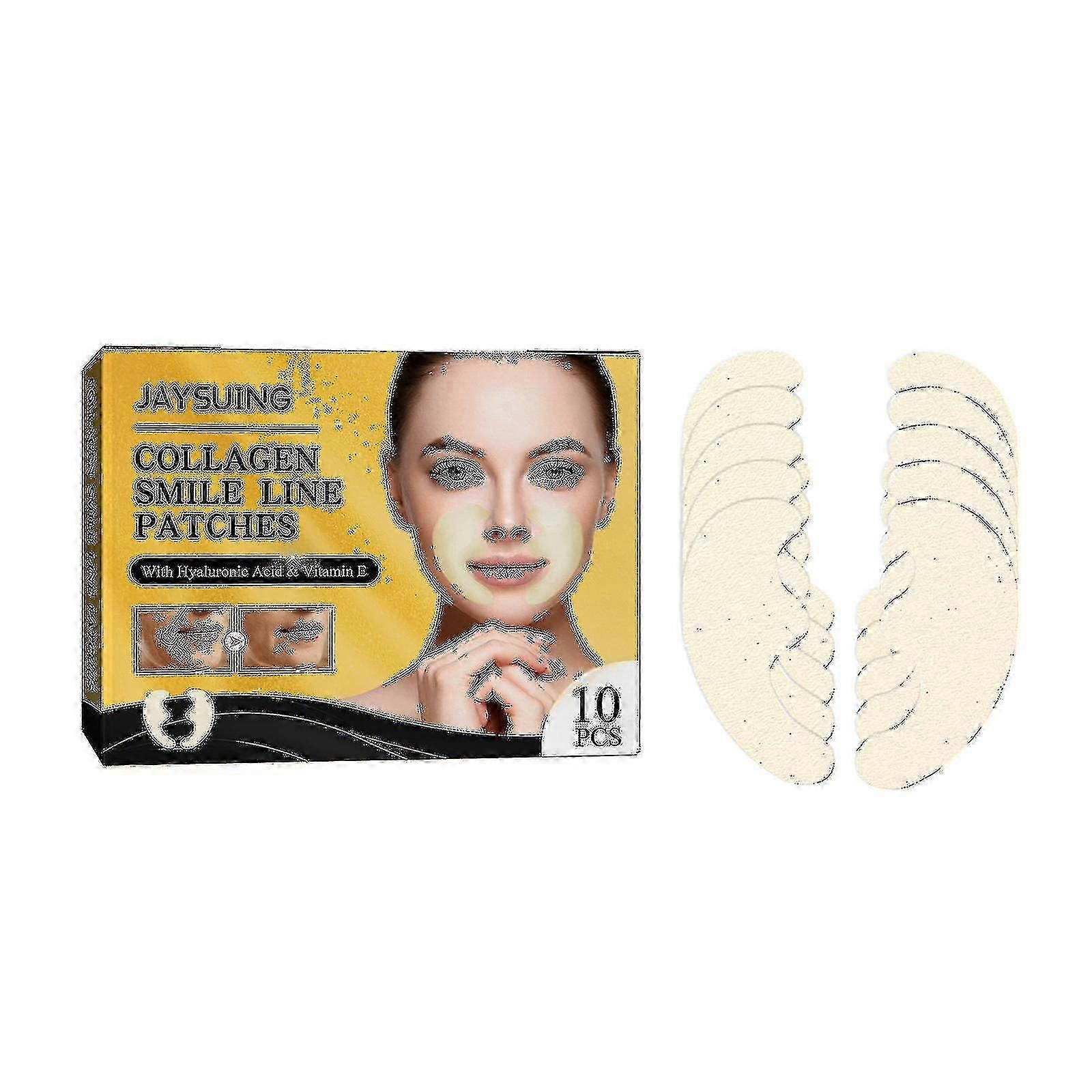 Jaysuing Colagen Smile Pattern Patch Lifting Facial Smile Pattern Firming Skin Fading Netezirea Ridurilor 3206890222011