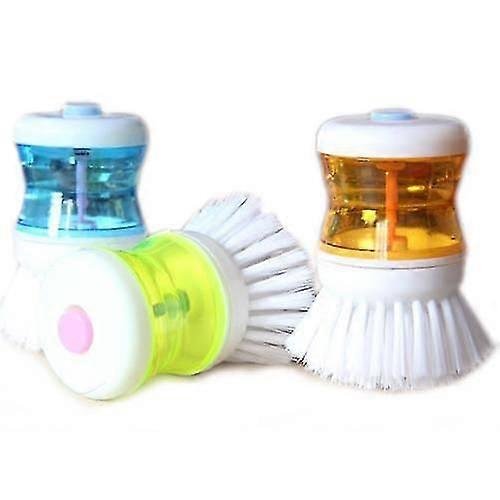 2pcs Pressure Liquid  Brush For Kitchen Cleaning