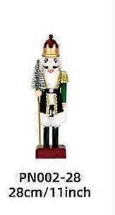 Christmas Nutcracker Figurine: Plastic Holiday Nutcracker with Scepter Tabletop Ornament for Xmas Parties Home Shelves  Tables