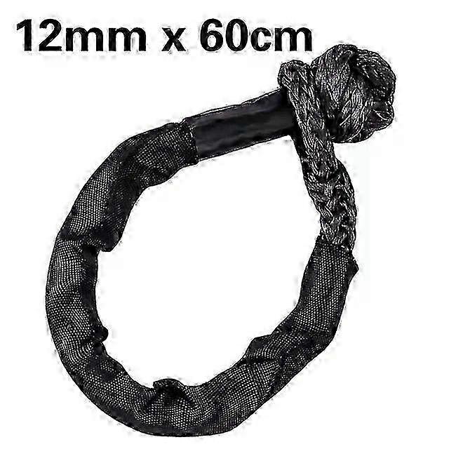 best sport Soft Shackle 12mmx60cm (1 Pcs) 40000 lbs. Max. Strength Soft Shackle Recovery Rope with Sleeves compatible for SUV ATV MAXP 25-26