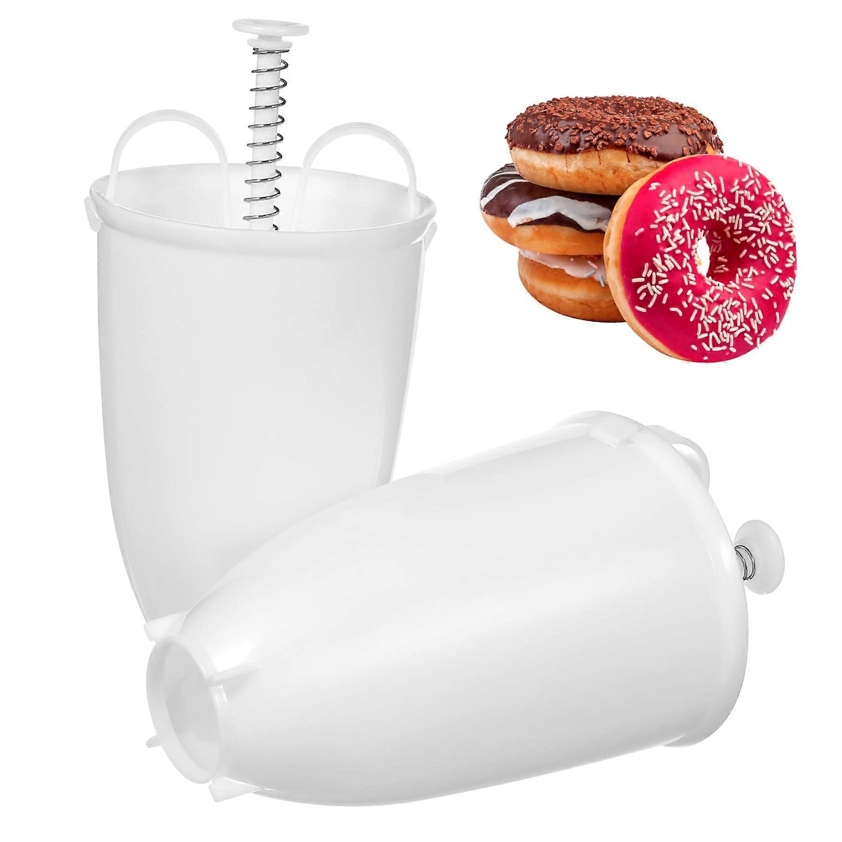Donut Molding Tool 2Piece Set, Doughnut DIY Maker, Compact Portable, Outdoor Use