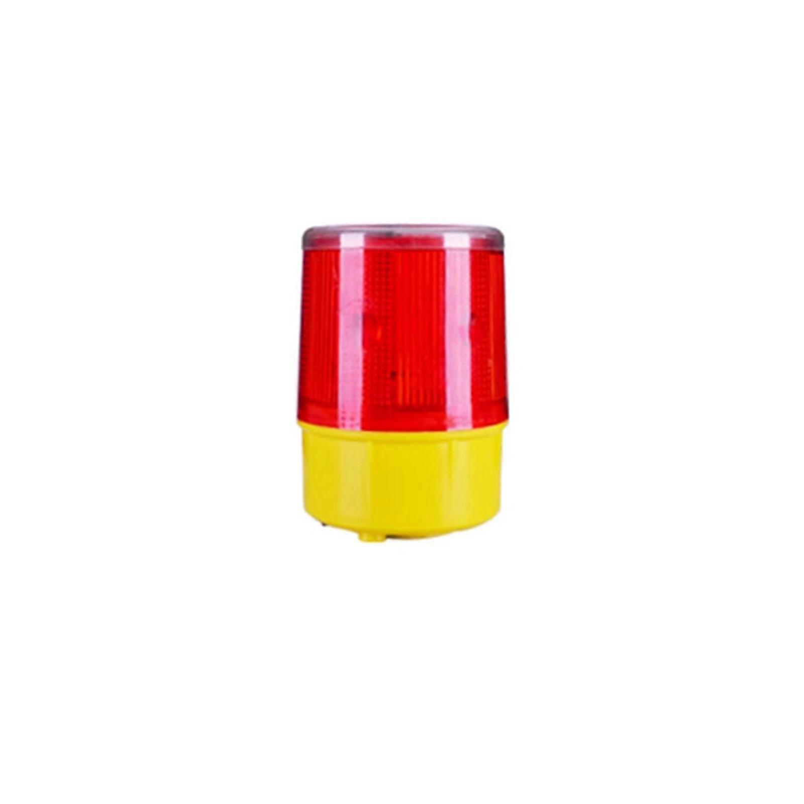 Road Construction Safety Flashing Light Warning Light Road Traffic Barrier Signal Warning Light Solar Powered Multicolor