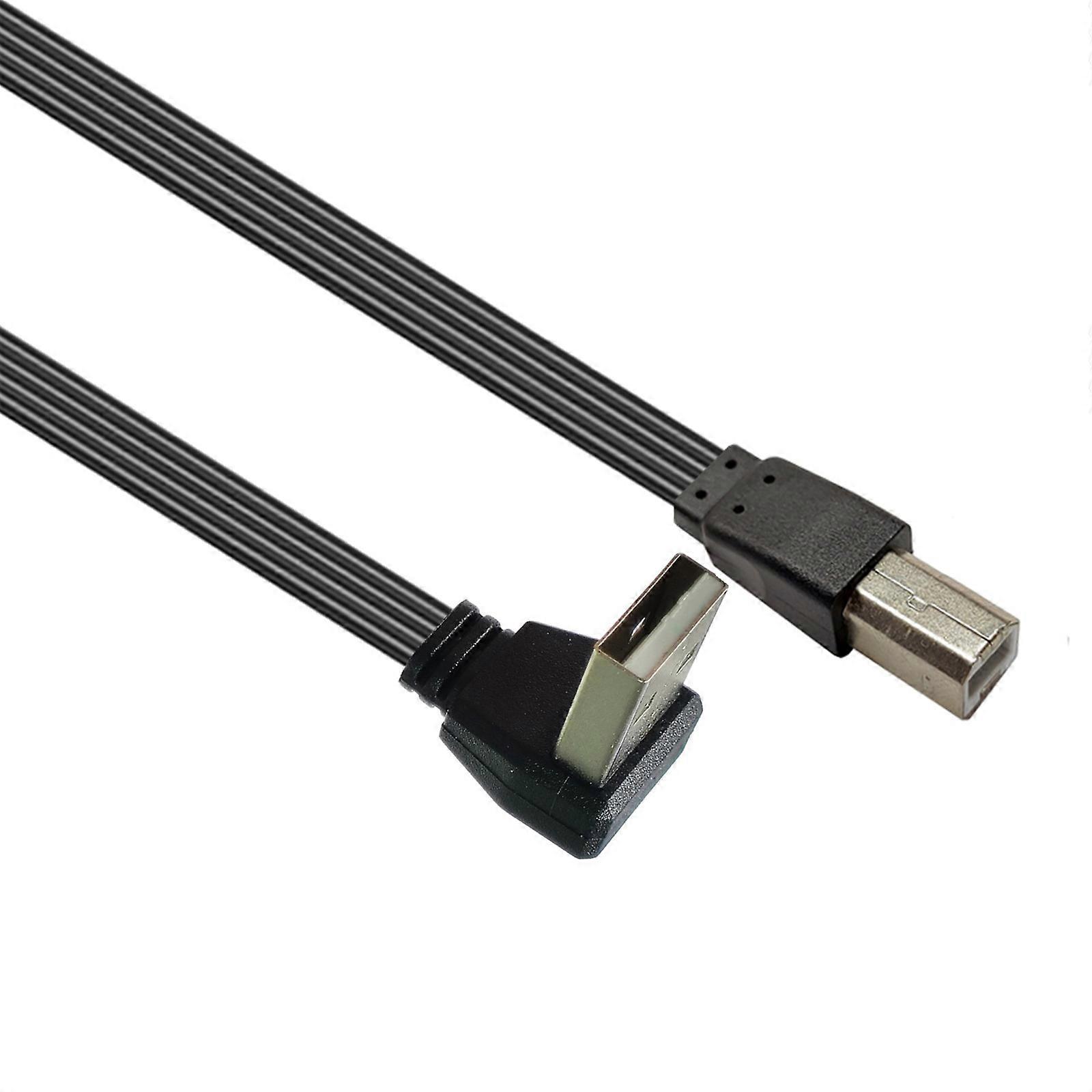 Industrial USB to USB B Cable Plastic Texture Printer Cord Suitable for Printer Connectivitys Across Various Platforms Multicolor