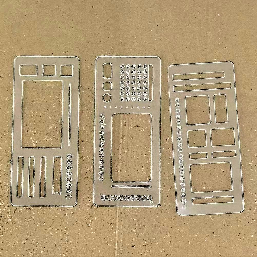 Stencils Drafting Tools Reusable Planner Stencils for Daily Planning