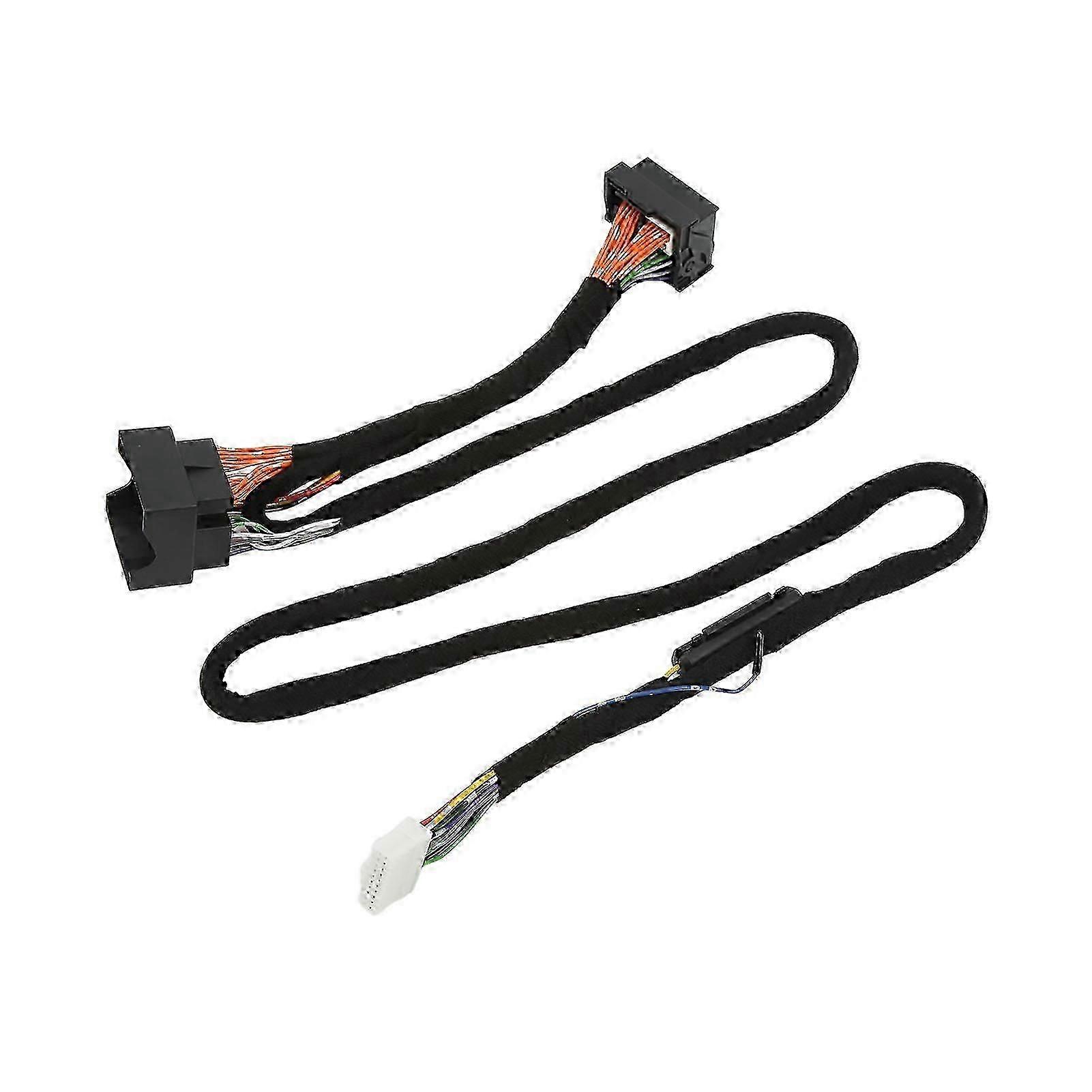 Quality Car DSP Amplifier Interface Wire Harness with Plug 12V 15A Stable Connection Clear Sound for Music Lovers E2U411