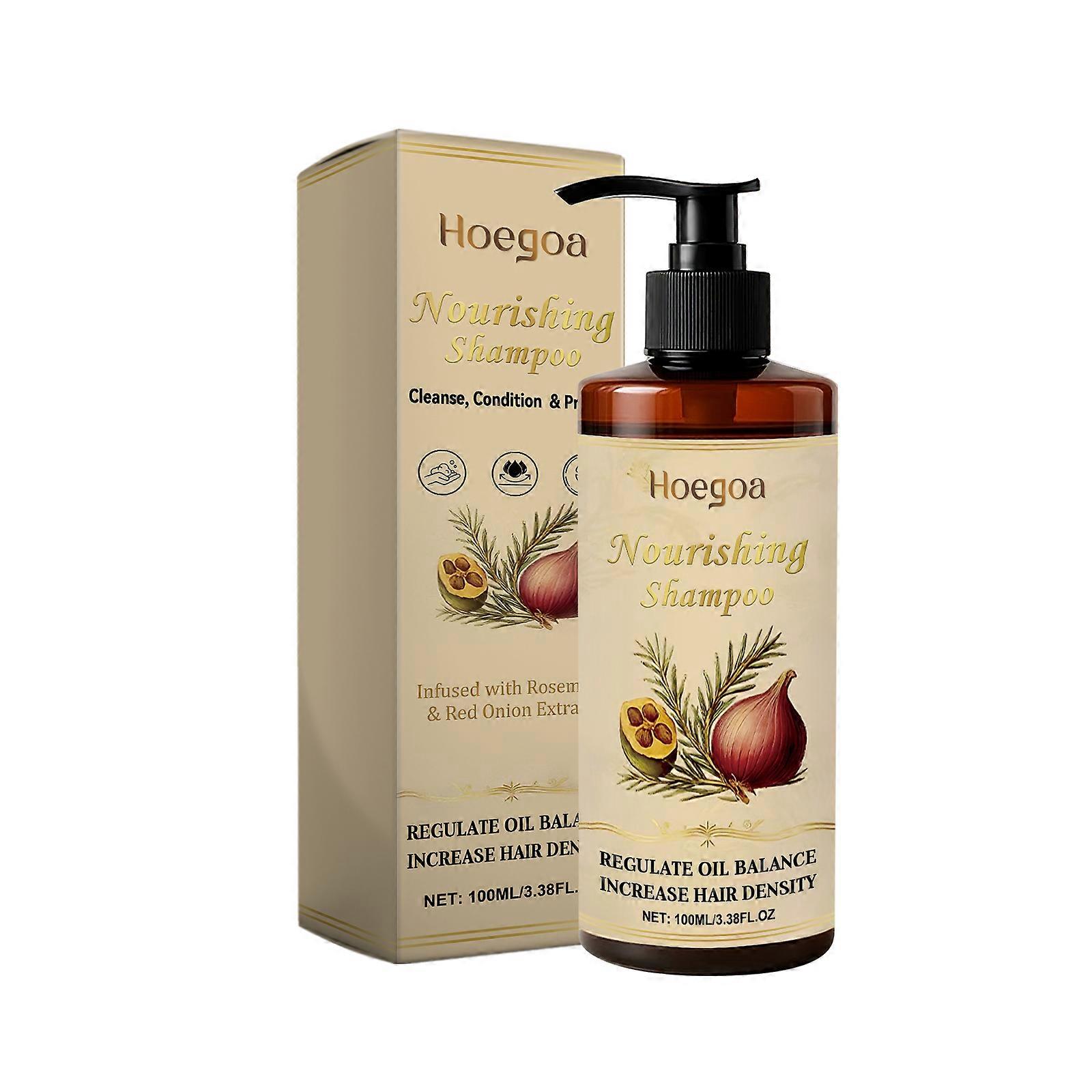 Hoegoa Multi-Effect Nourishing Shampoo Gently Cleanses, Softens, Brightens And Strengthens Hair, And Is A Comfortable Scalp Shampoo