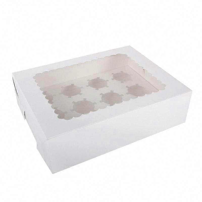 1pcs 12 Cavity Cupcake Container for Baking and Storage