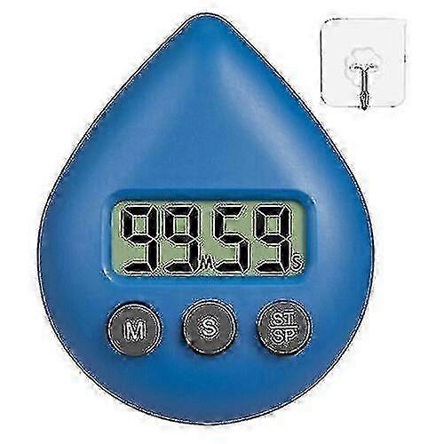 Waterproof Digital Shower Timer with Energy-Saving Mode, 3 Color Options -