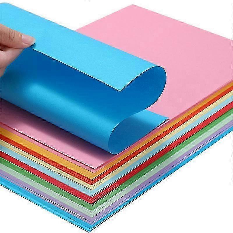 Colored Paper Color Copy Paper, Muticolor, 8" x 12", 100 Sheets