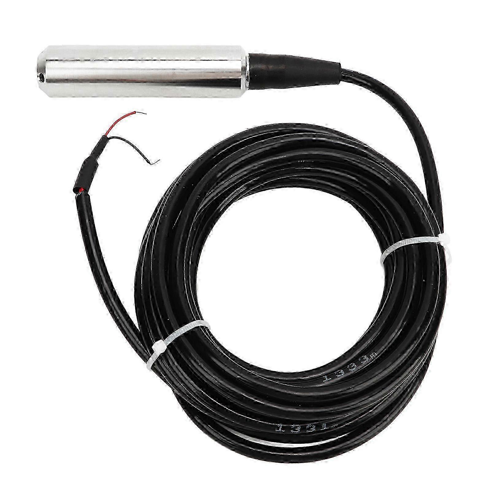 Level Transmitter 4‑20mA Liquid Water Sensor Probe Detect Controller Float Switch 24VDC 0‑2meter Range