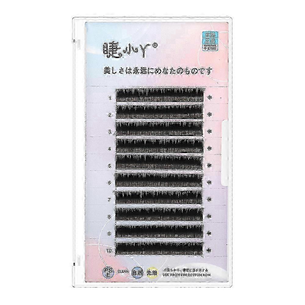 Contactless air flat lash extensions designed for a natural appearance, available in one size fit for various brands.