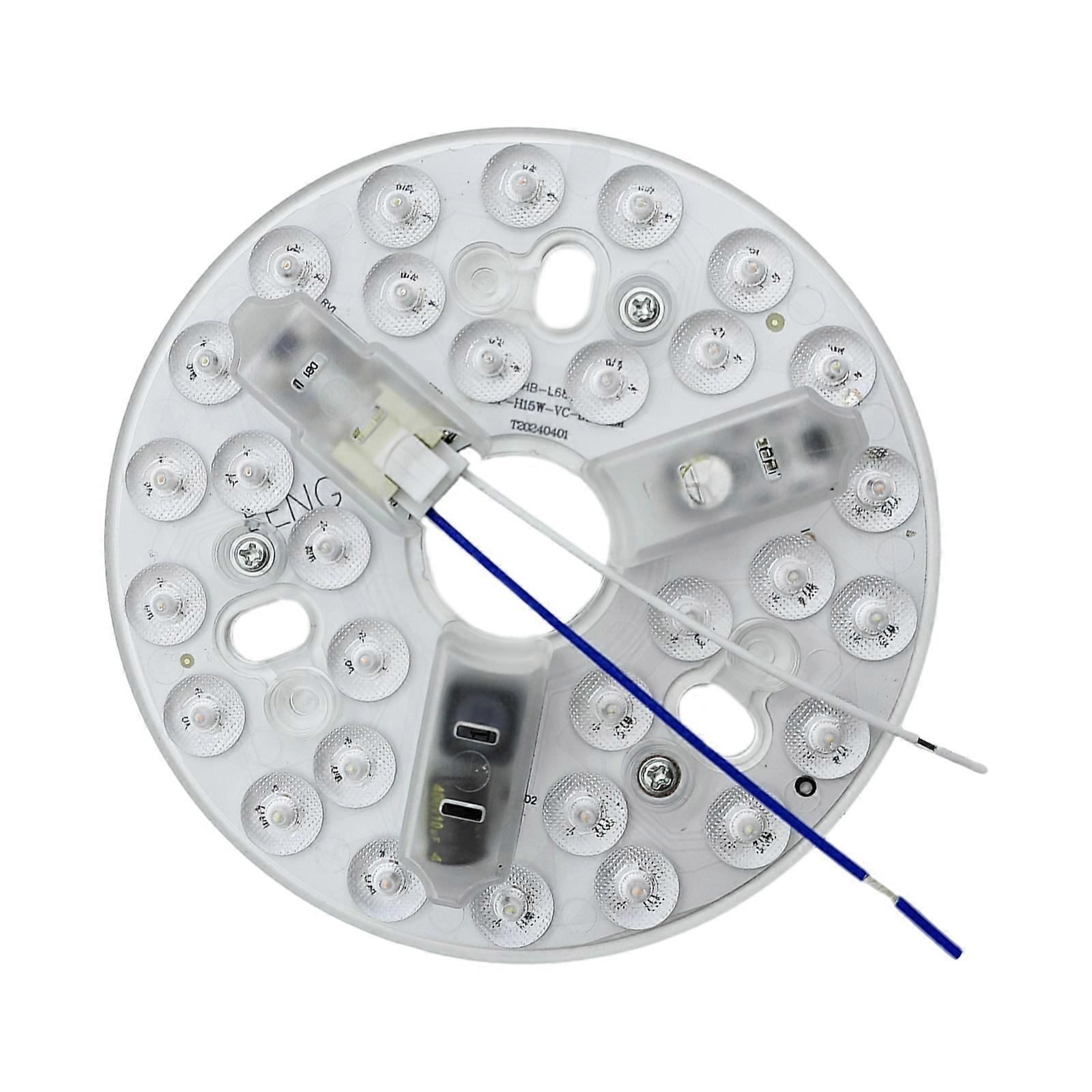 5.3Inch Ceiling Light LED Module Round LED Panel Light 15W Replacement LED Retrofitting Lamp Board Easy to Install Multicolor