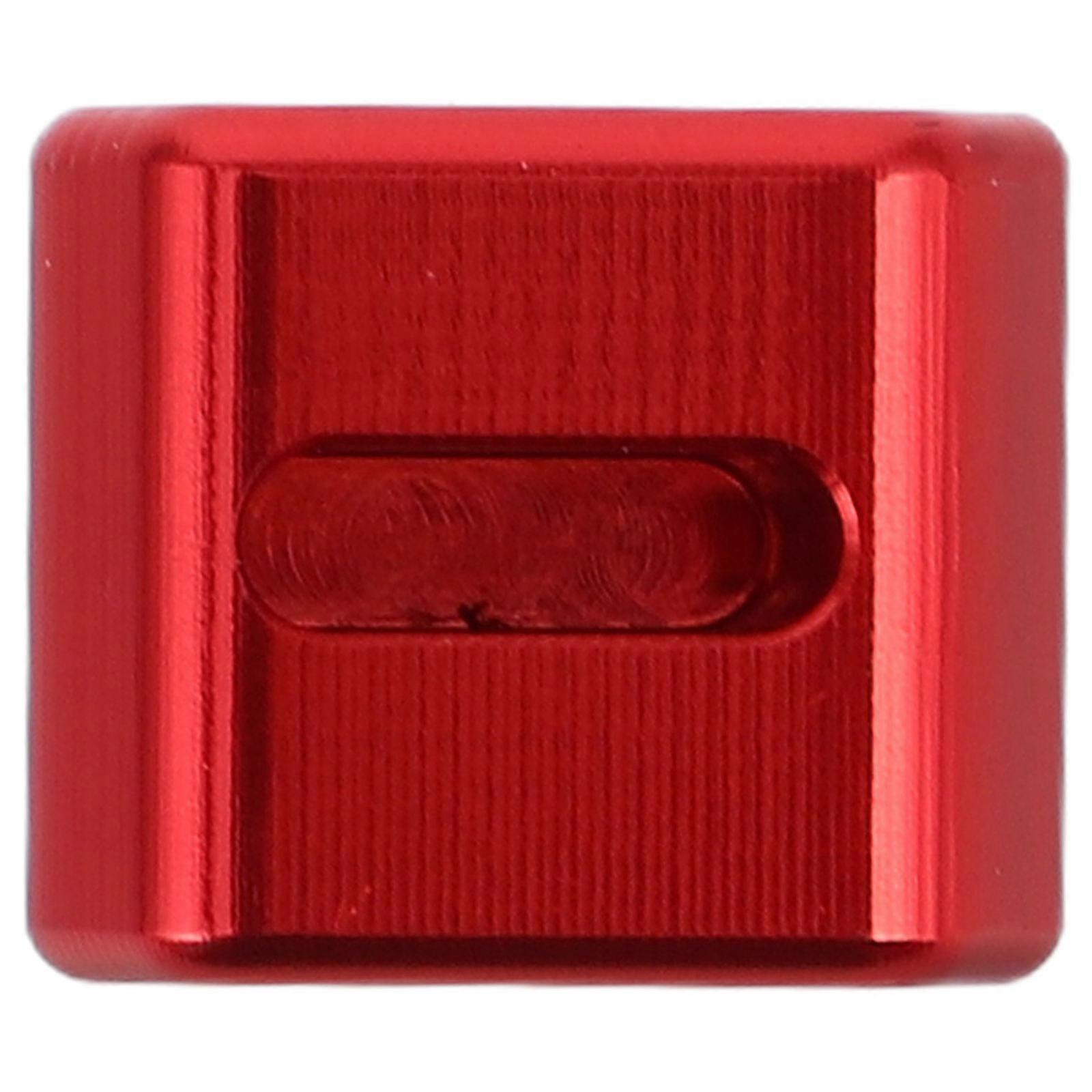 Motorcycle Switch Button Cap for Signal Switching Aluminum Alloy Red