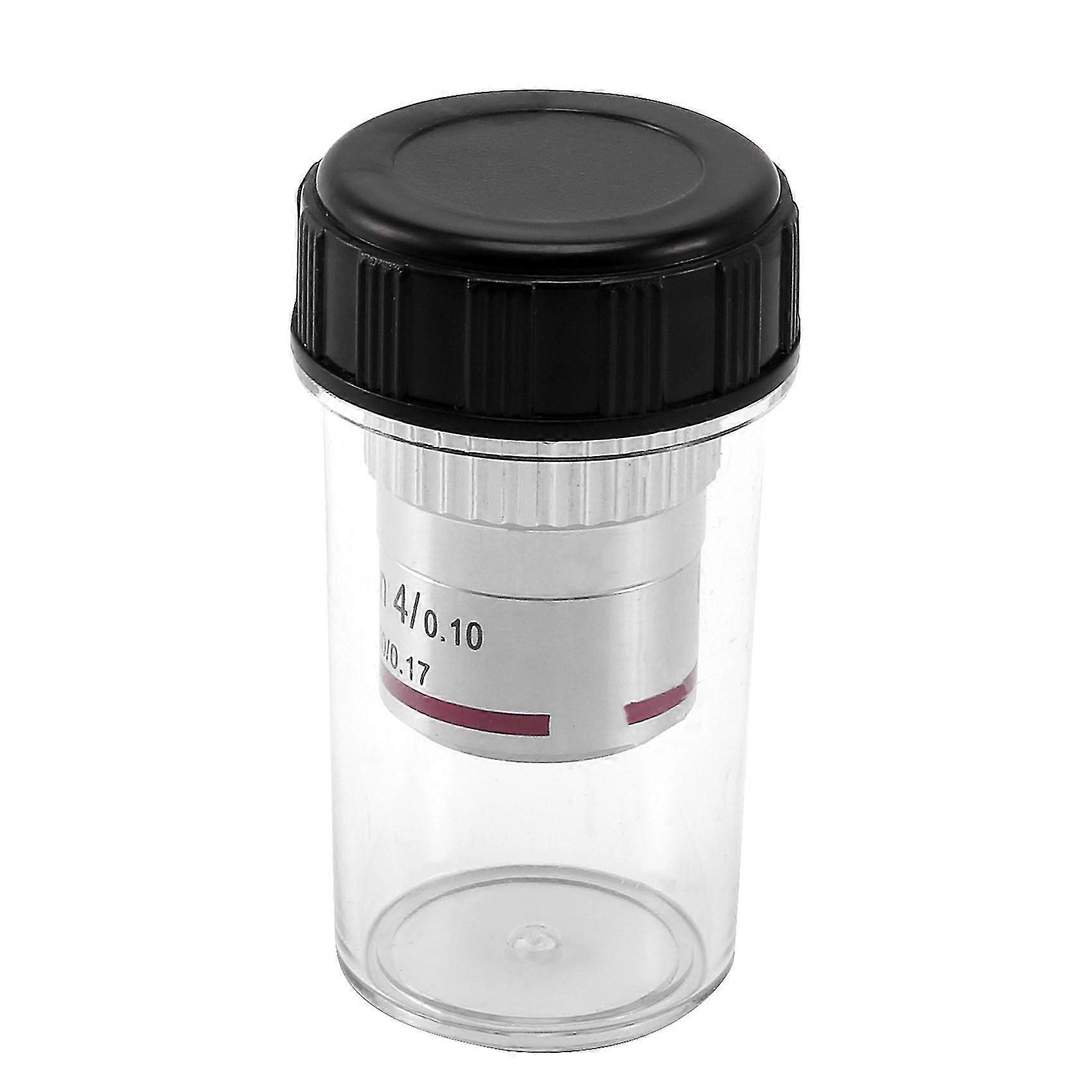Microscope Plan Achromatic Objective Lens 4x Biological Metallurgical Microscope Objectives