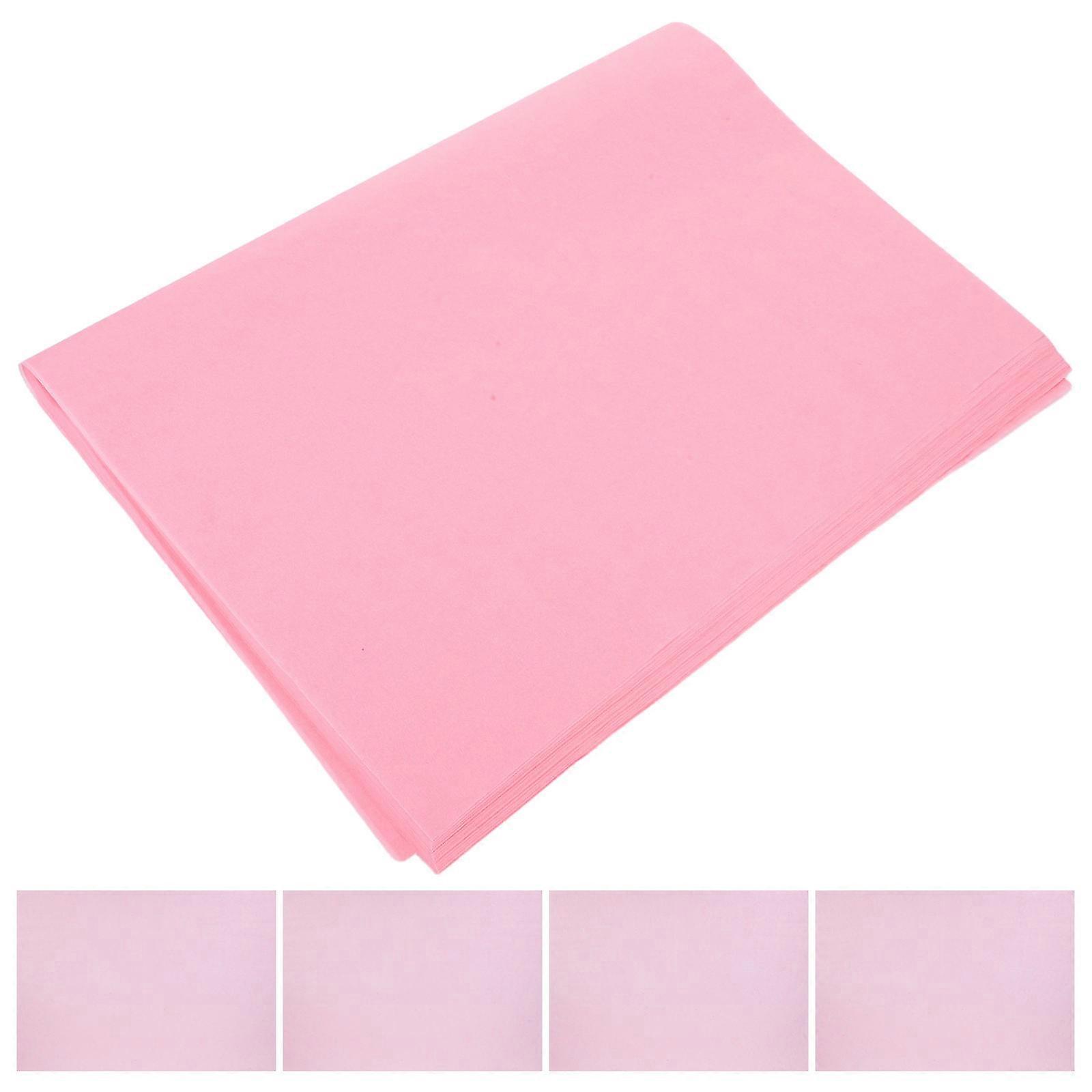 Pink Wrapping Tissue Paper for Crafting 100Pcs Paper Sheets
