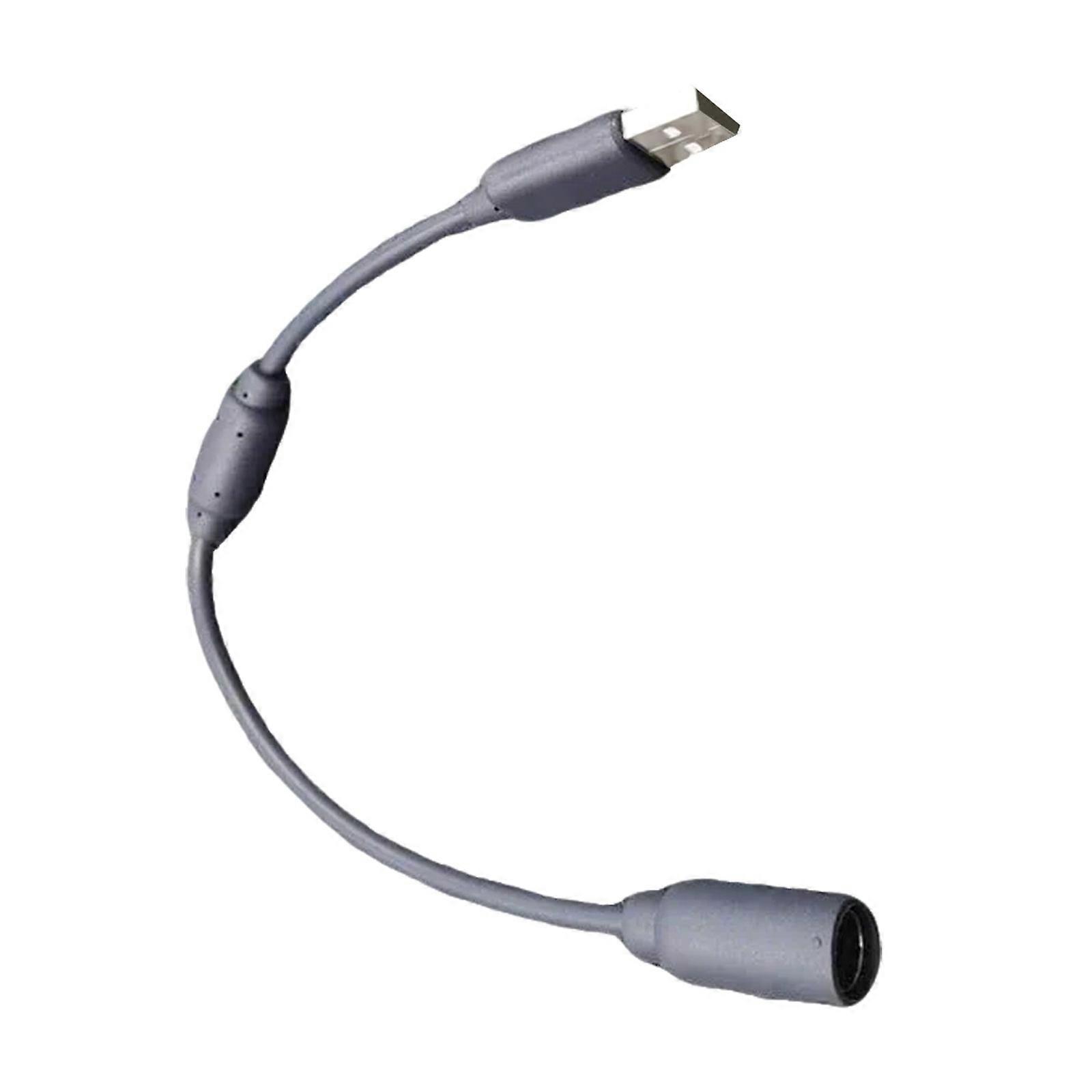Replacement Extension Cord with Magnetic Rings USB Breakaway Cable for Controller Connection Cable Cord Gaming Accessory  Gray