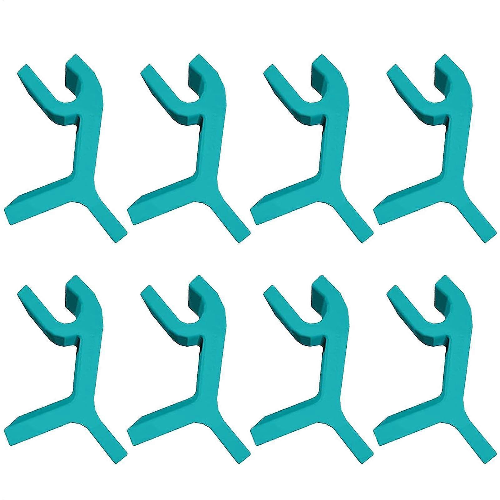 Stacker Set of 8 – Space Saving Plate Organizer for FreezeDrying, Baking and Cooking, Blue