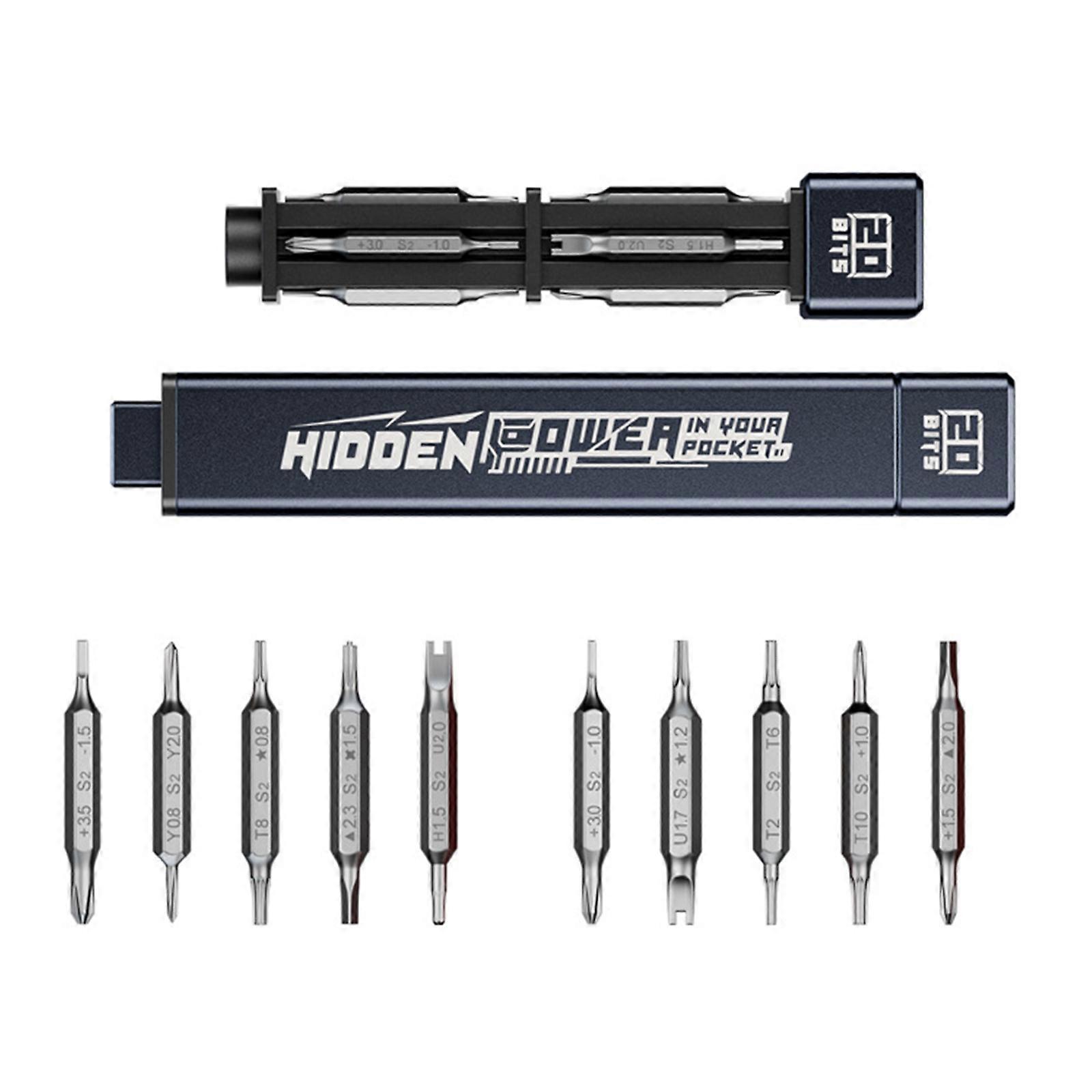 21 in 1 Multifunctional Accuracy Screwdriver Set Mixture Steel Equipment Ergonomic Handle for Electronics Purpose specific Maintenance  Purple.