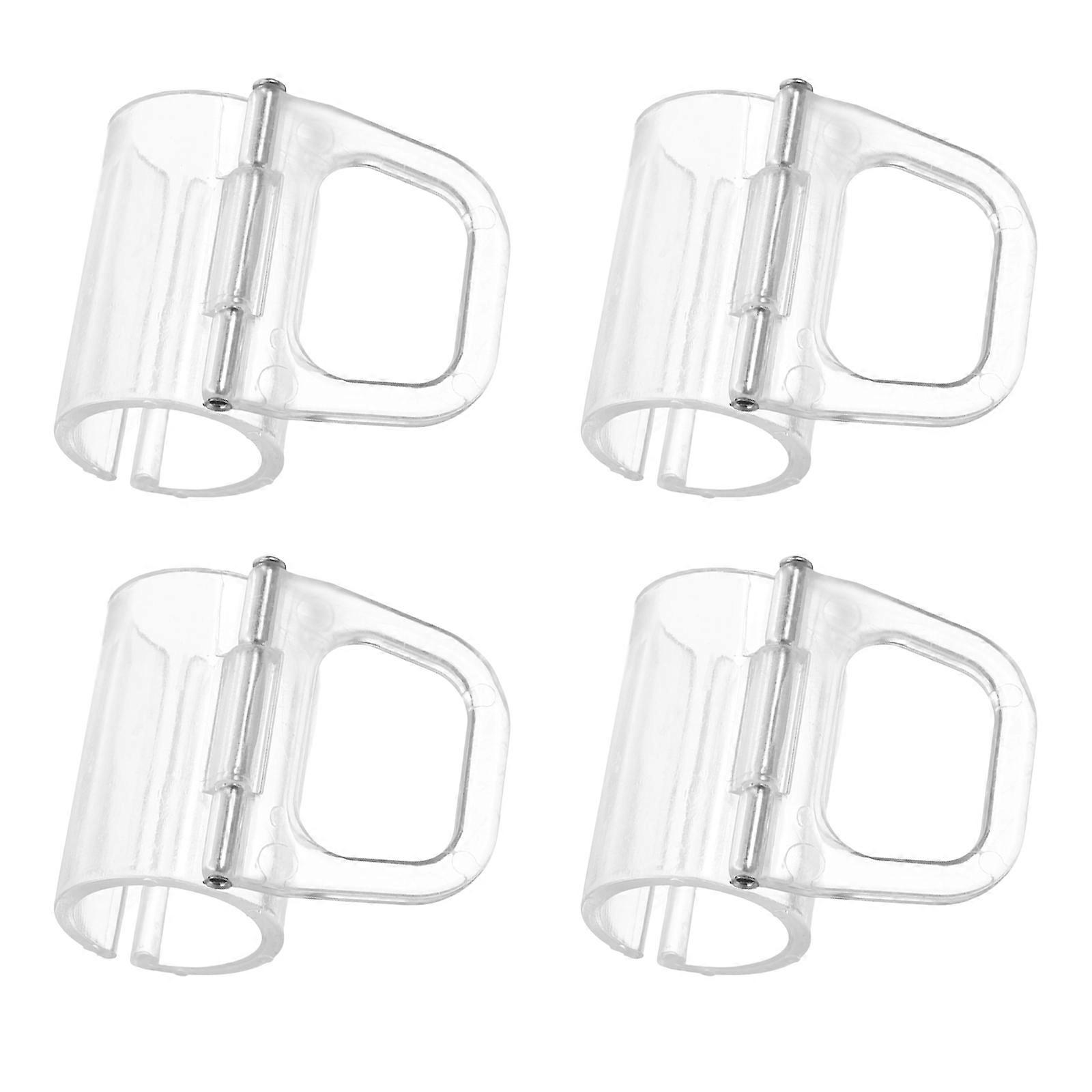 Blind Replacement Parts Easy Installation Transparent Plastic Roller Shade Hardware 4Pcs