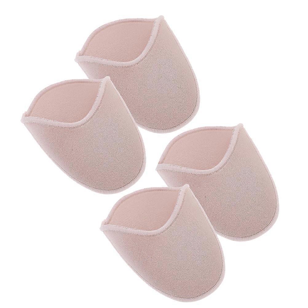 Comfortable Ballet Pads Soft for Pointe Shoes Beige 2Pcs