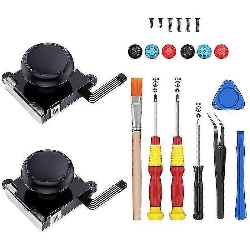 3d Joycon Joystick Replacement,analog Thumb Stick Joy Con Repair Kit For Switch, Include Tri-wing,s-haoyi
