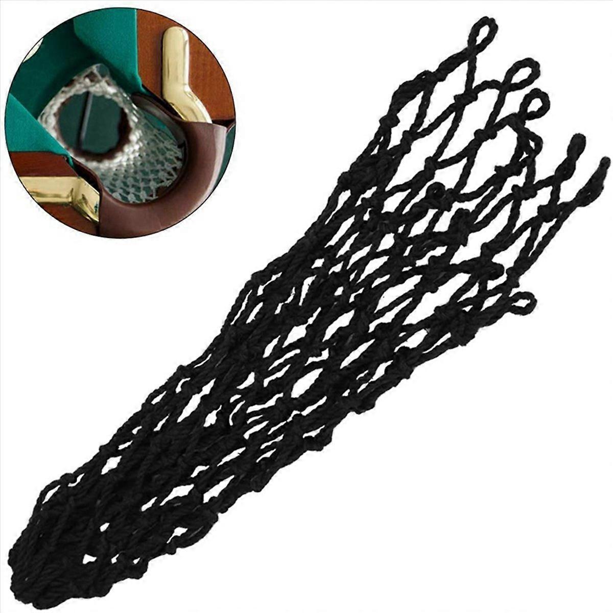 12PCS Billiards Net Hollow Thicker Stronger Out Pool Table Pocket Nets for Billiards Trainning