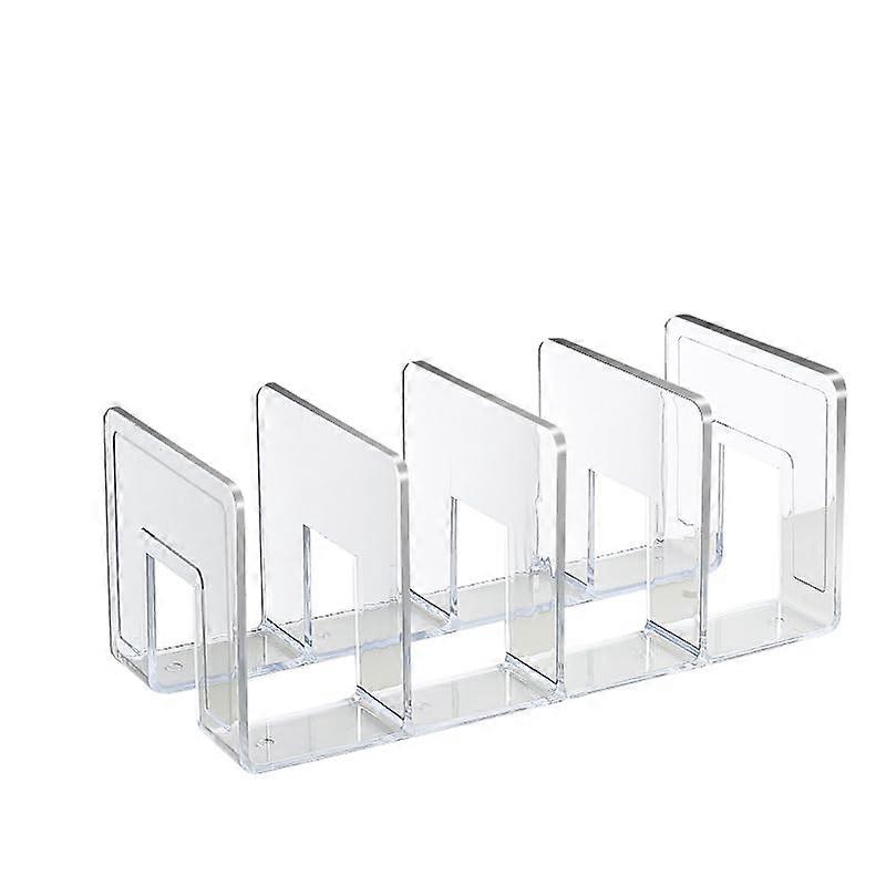 Clear Purse Handbag Organizer Plastic 4Section Bag Divider For Purse Display Stand Closet Shelf Home Space Saving