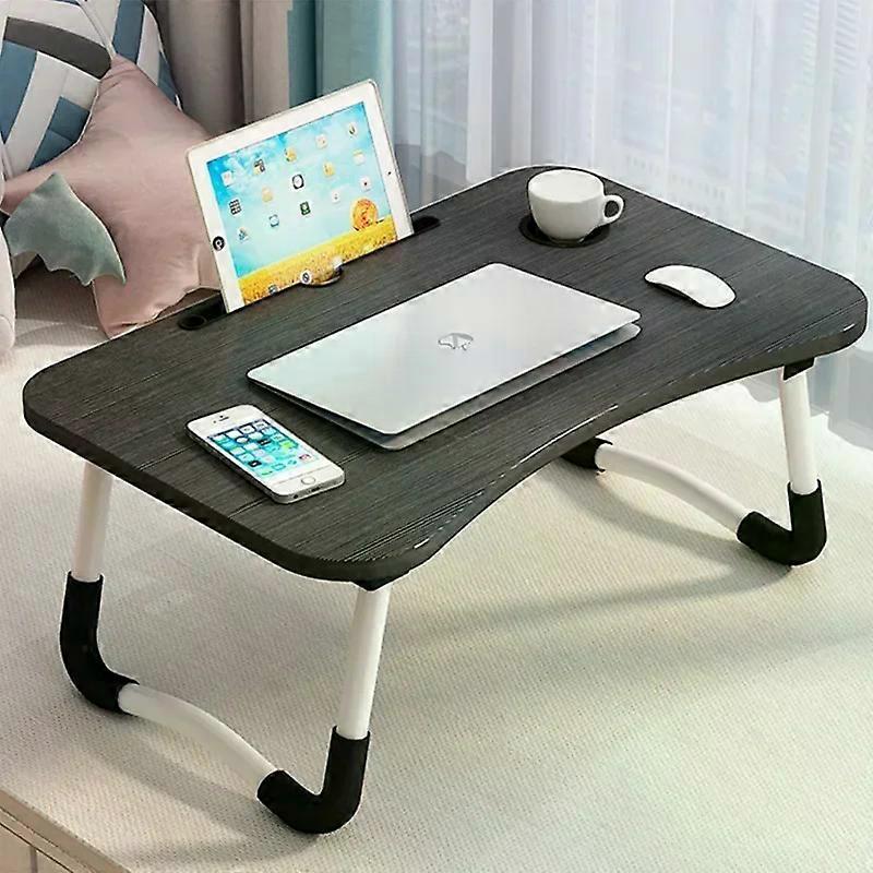 Foldable Learning Desk Convenient Computer Desk Installation Free Small Desk Anti Slip Desk Multifunctional Bed Storage Desk