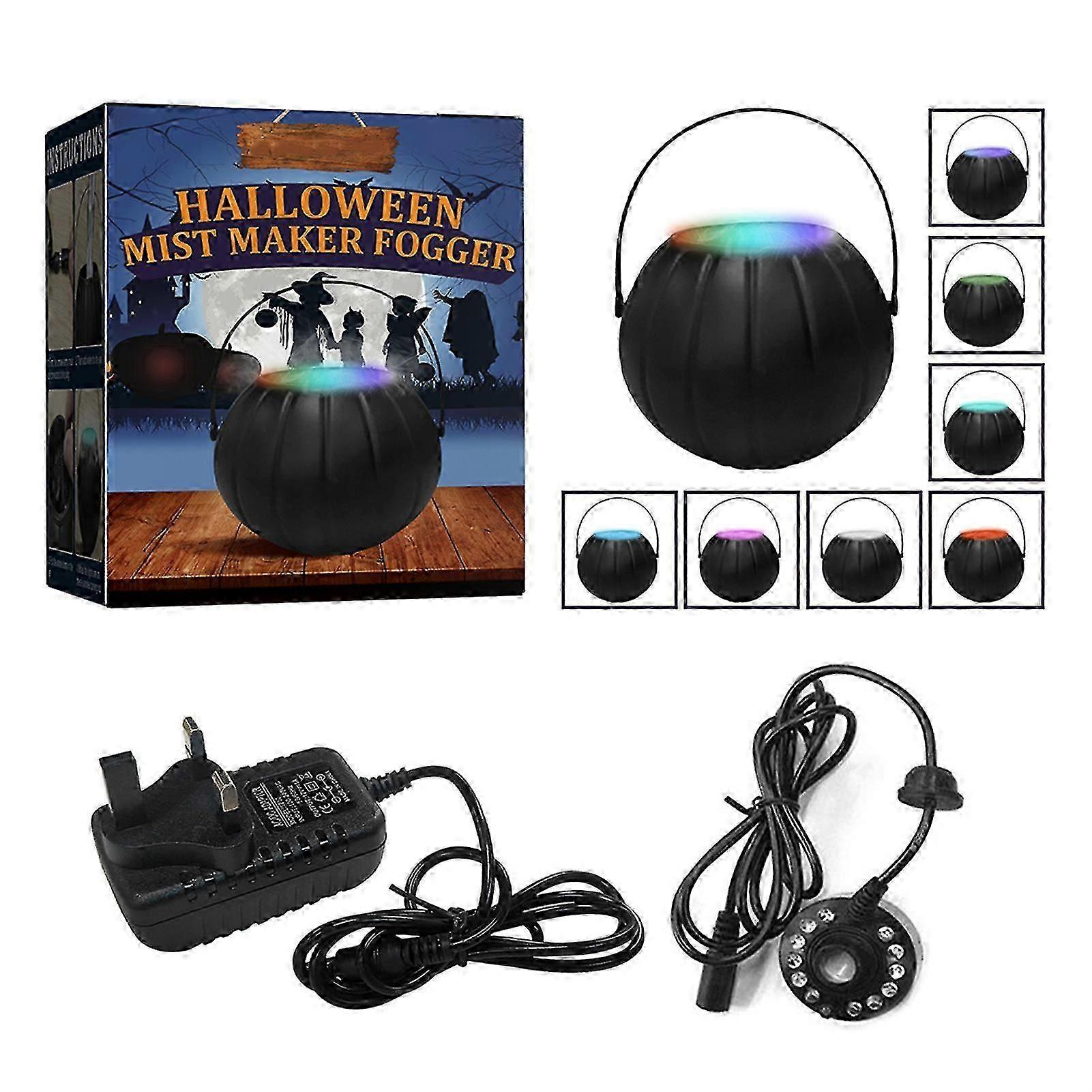 Smart Control Halloween Smoke Machine with Colorful Lights - for YuJia