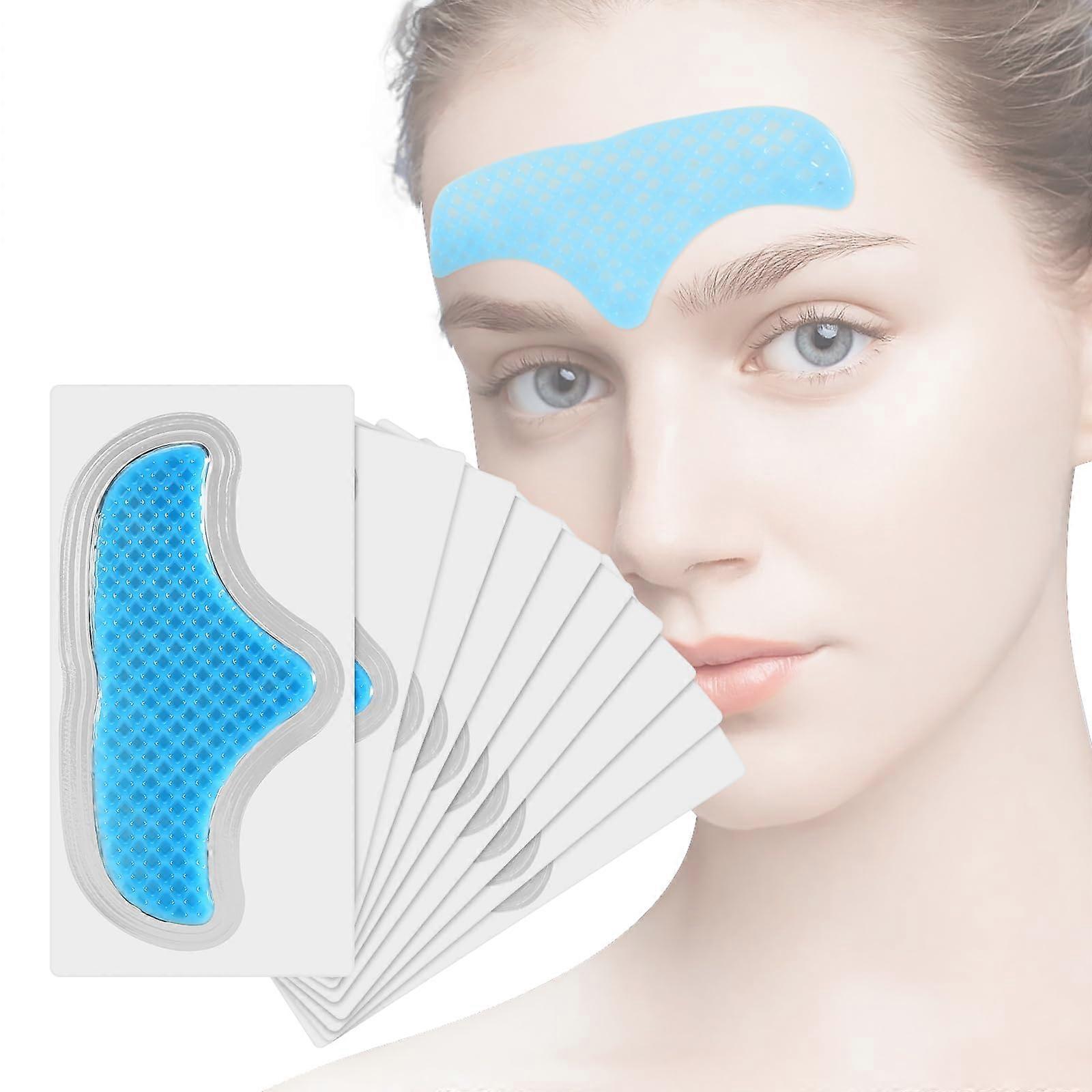 Facial Wrinkle Patches 10 PCS with Extra Large Forehead Coverage and Deep Hydration for Fine Lines