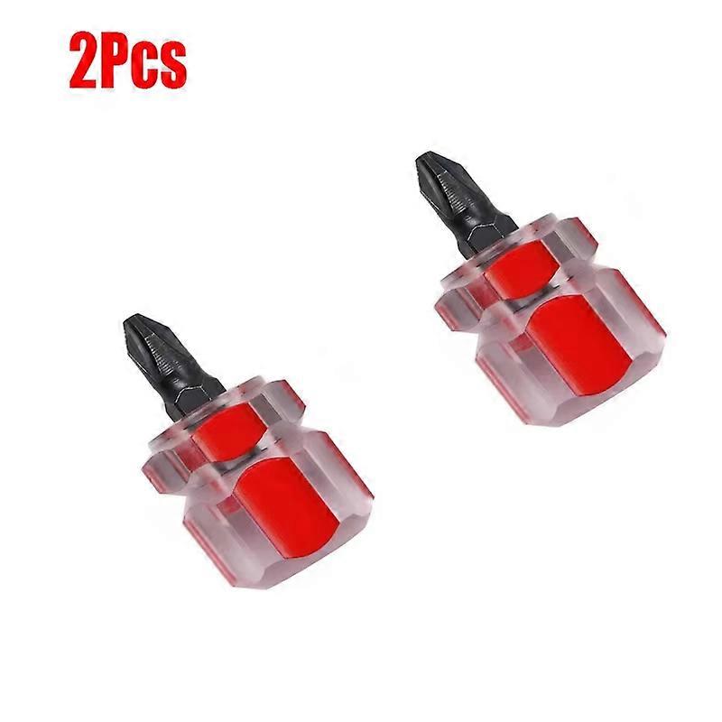 2pcs Mini Screwdrivers, Dual Purpose Slotted Multi-purpose Screwdriver, Portable