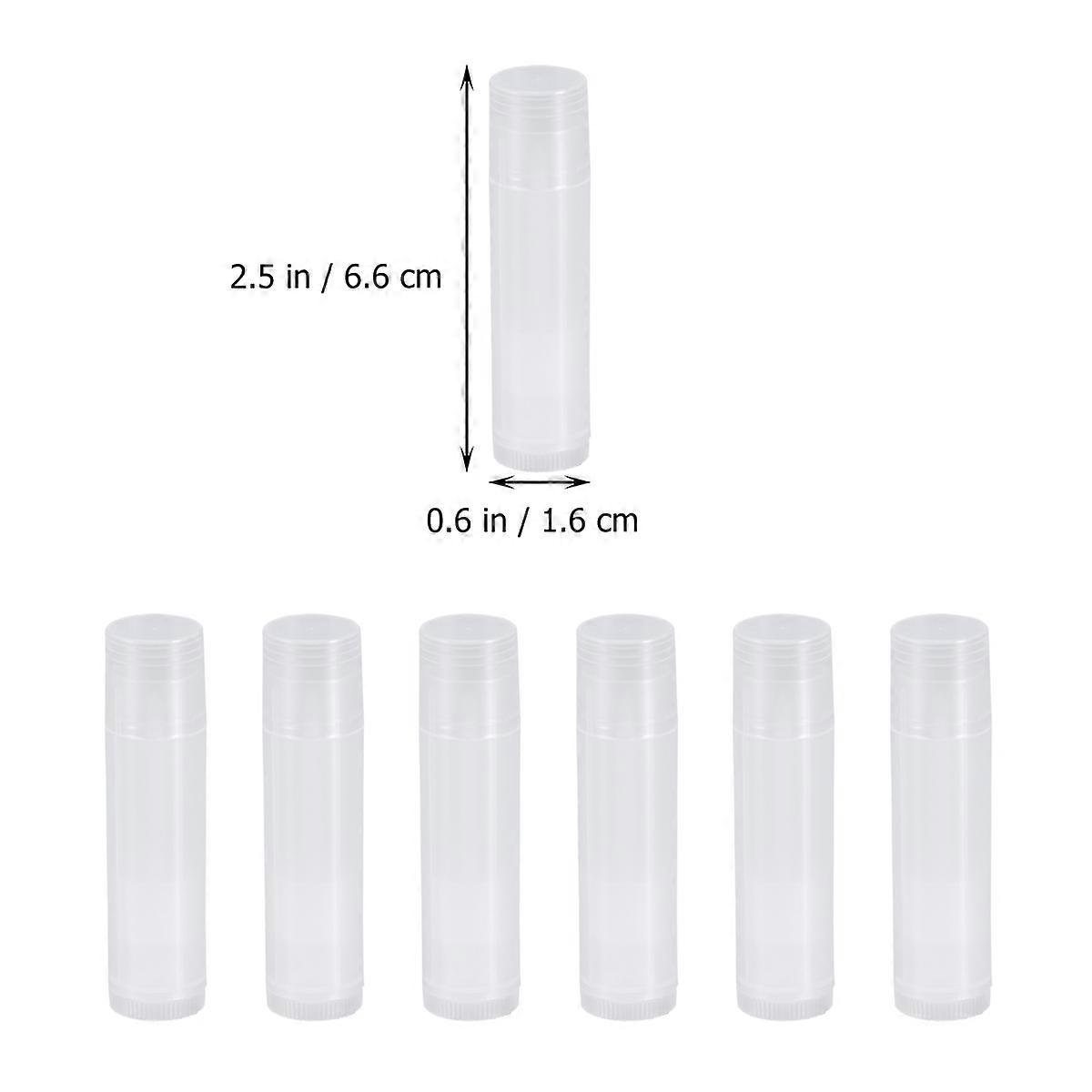 Empty Lip Balm Containers for Storage 200Pcs Clear Tubes with Caps