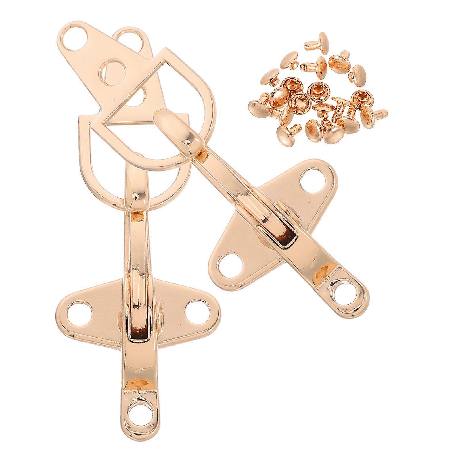 Metal Coats Buckle Clips Closure For Backpacks Simple Design Versatile Use 2 Sets