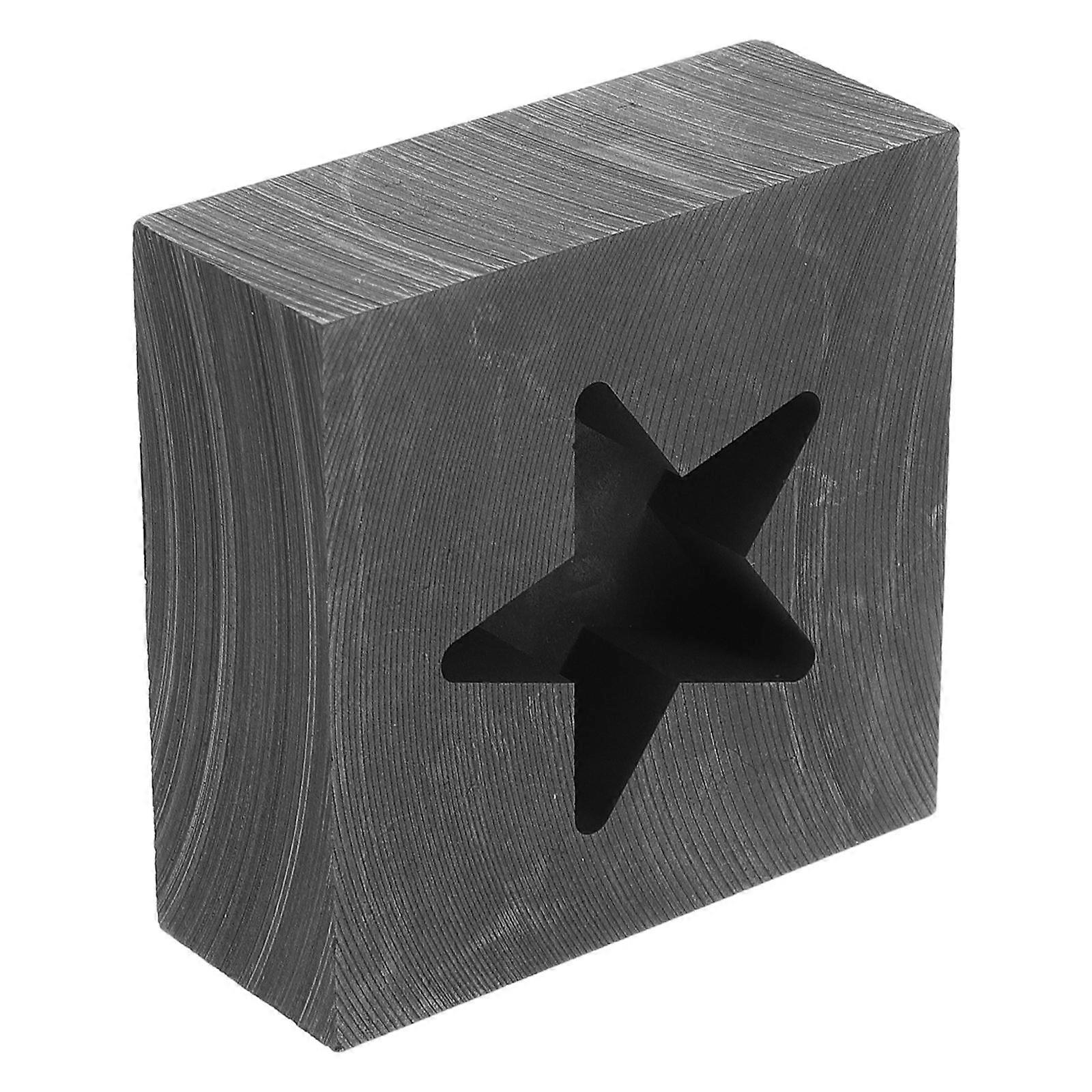 High Temp Graphite Mold for Metal Casting with Star Shape for Smelting