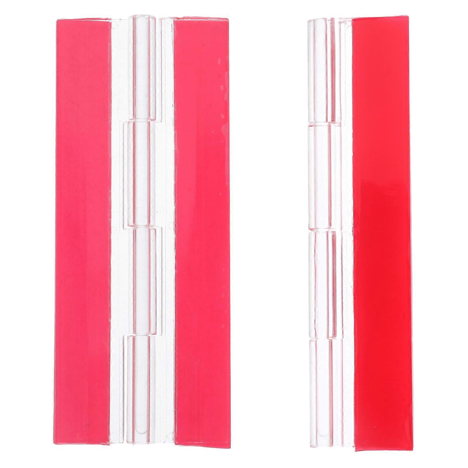 Durable Transparent Acrylic Hinges for Self-Adhesive Heavy Duty Use 2Pcs