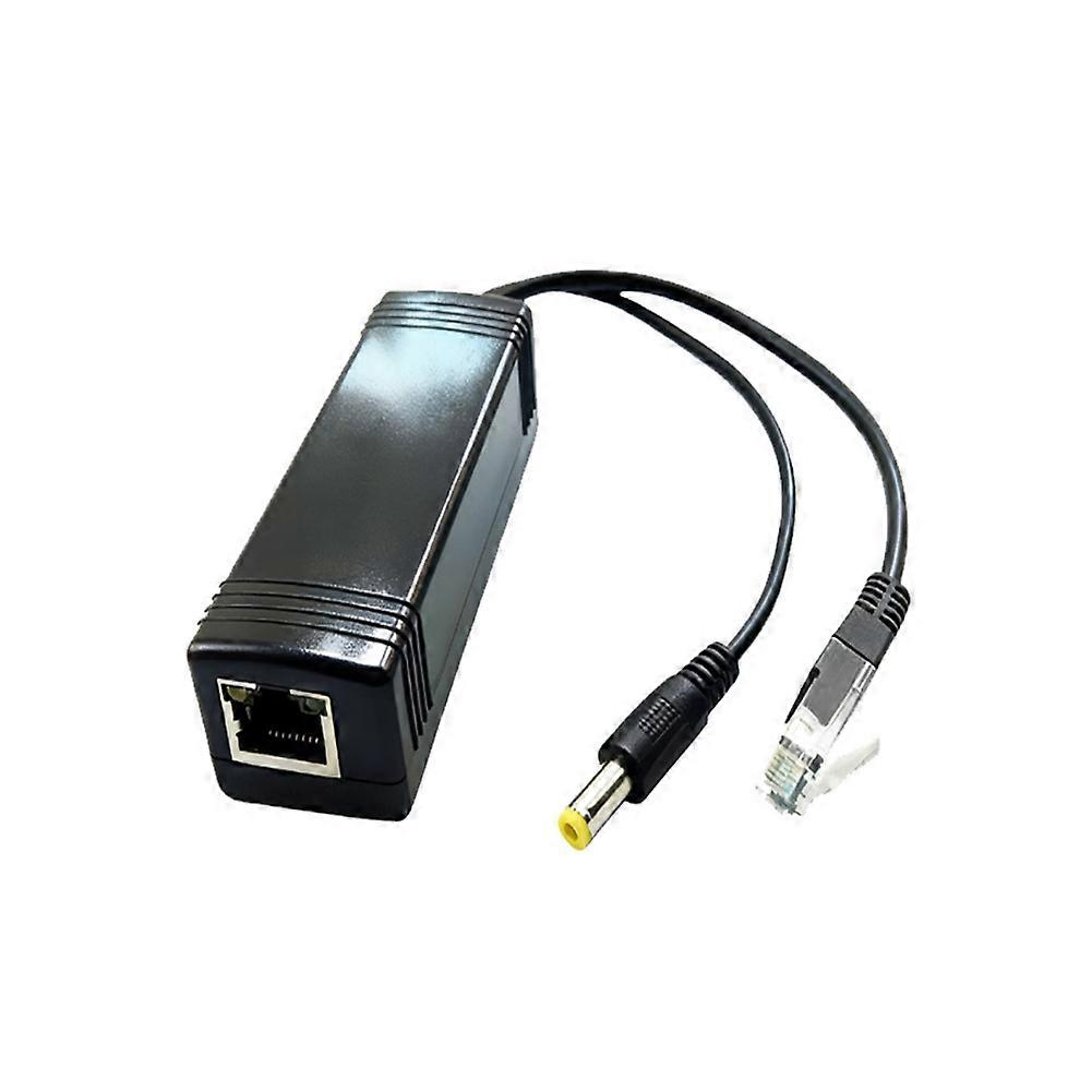 30W 2.5G POE Splitter 48V to 12V IEEE 802.3af Power Ethernet Splitter Adapter for Security CCTV System