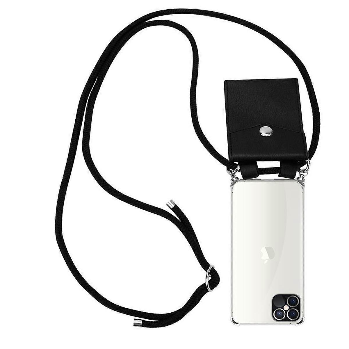 iPhone 12 PRO MAX Case Silicone Case - Cord with Silver Elements