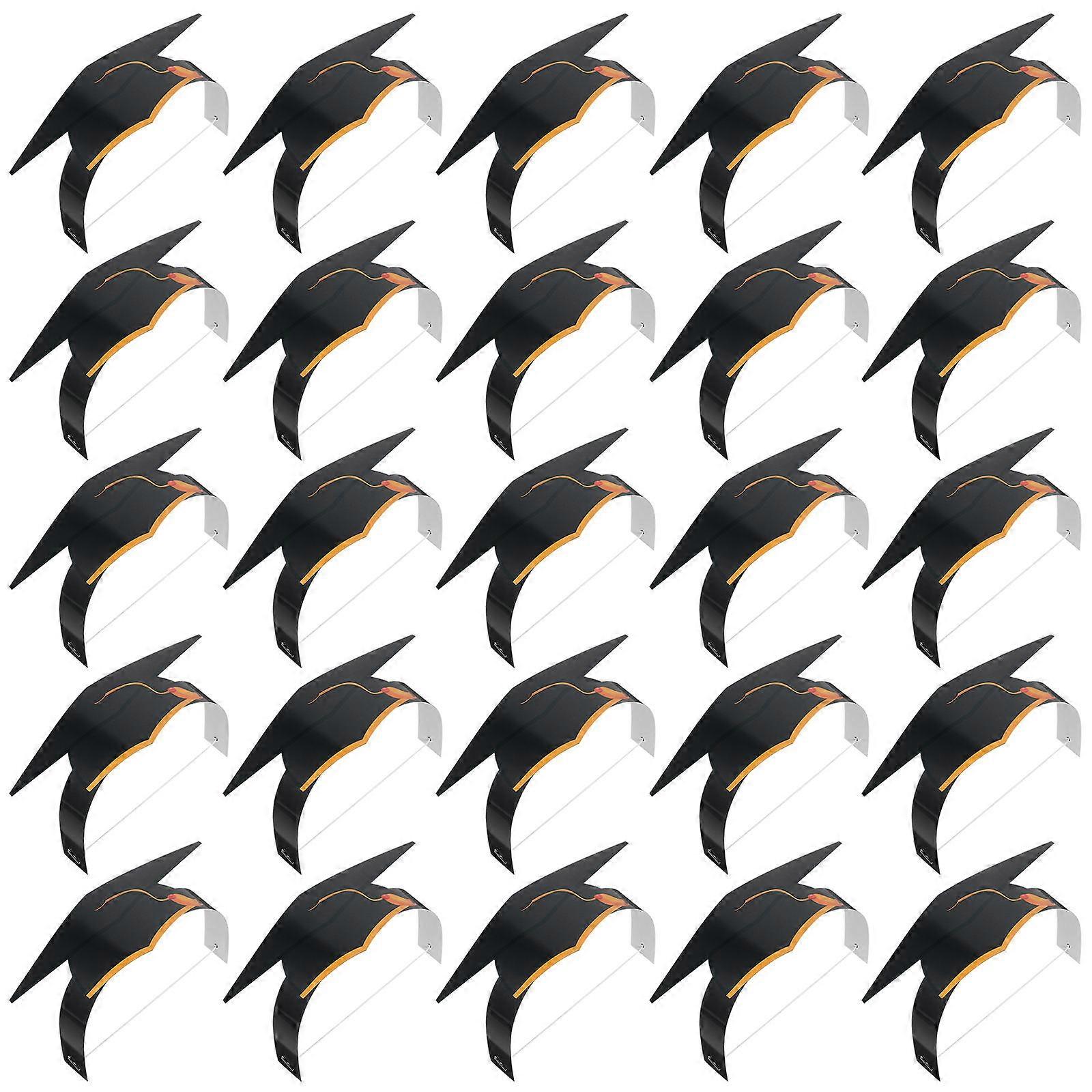 36Pcs Paper Graduation Hats for Decoration Use
