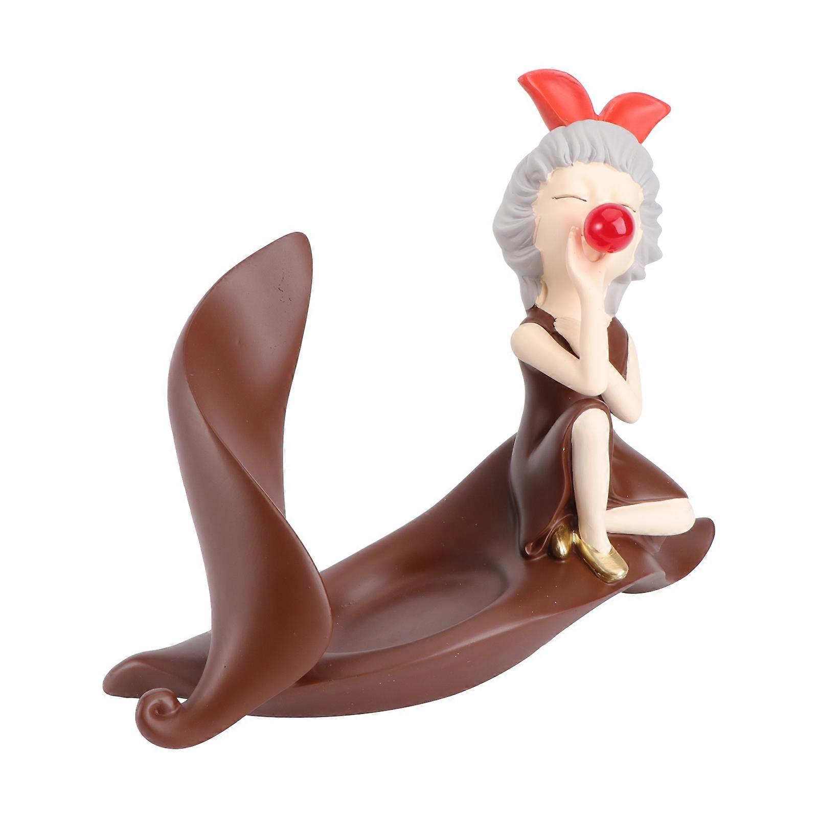 Red Wine Rack Decor Resin for Decor 2Pcs Brown