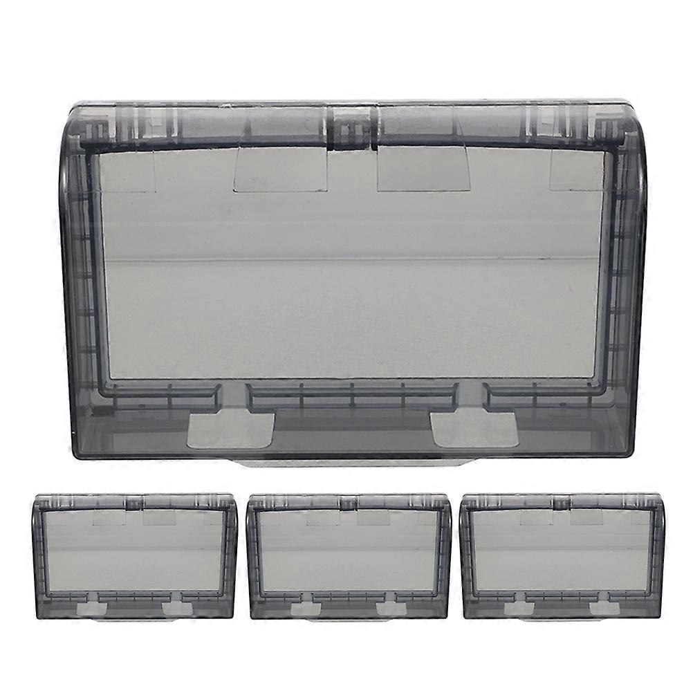 OUNONA 4pcs Wall Socket Cover Outlet Protective Case for Child Safety