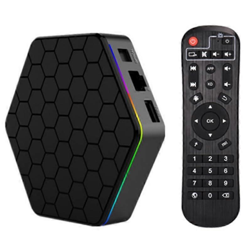 Android TV Box 12.0 H618 Quad Core 64Bit CPU, 4GB RAM, 64GB ROM, LAN, Dual Band WiFi 2.4G/5G, 8K/6K/4K BT4.0 USB3.0