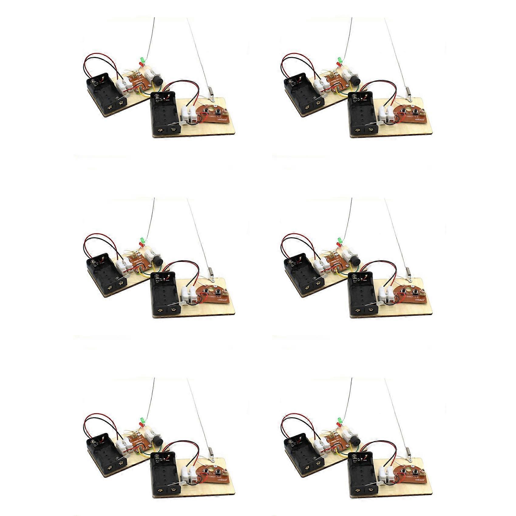 6X STEM Kits, Learn Morse Code, Build A Telegraph Machine, Electric Circuit Experiment, Electricity Kit(No Battery)