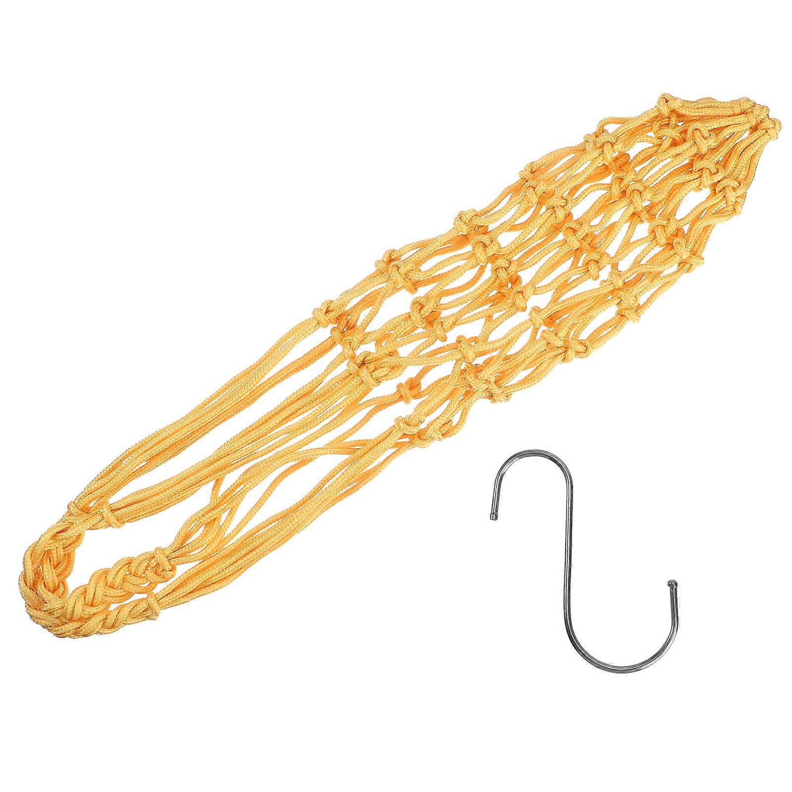 Parrot Feeding Net Bag for Rooster Hen with 2Pcs Nylon Toy