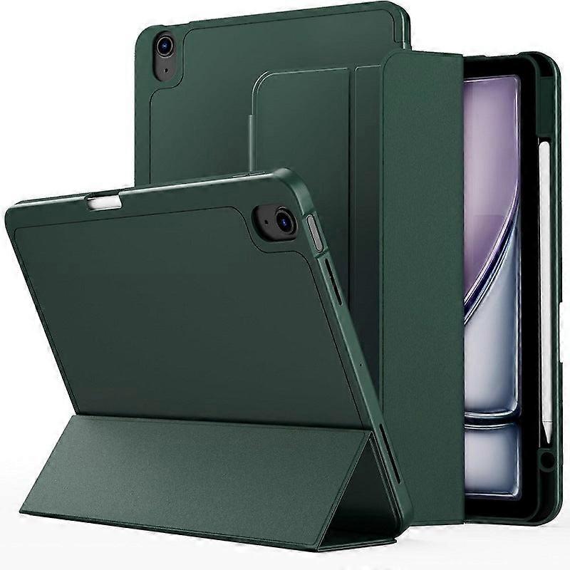 Stylish Case For Ipad Mini7/ A17ro Dark Green Inch Leather