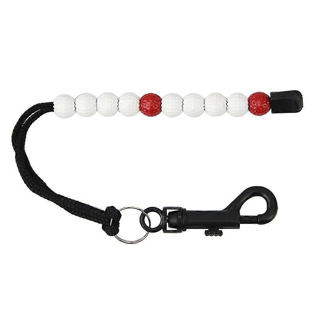 Pro Golf Plastic Bead Counter Strokes Score Count Training Scorer With Clip