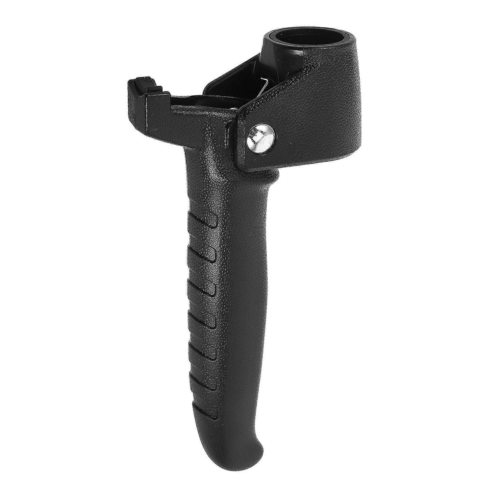 Cane Support Grip Ergonomic Handle for Elderly Mobility Aid Black