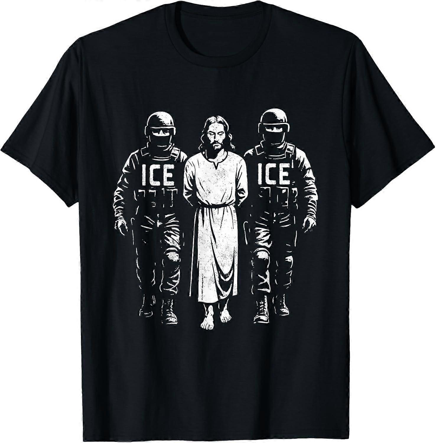 Tričko ICE Arresting Jesus TX 0228