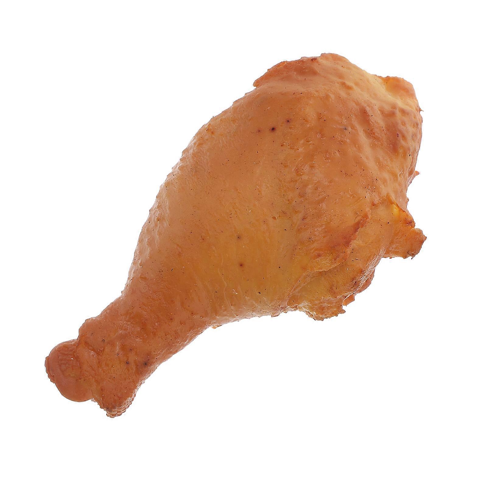 Fake Food Chicken Leg Model for Decor Realistic Simulation Fried Prop